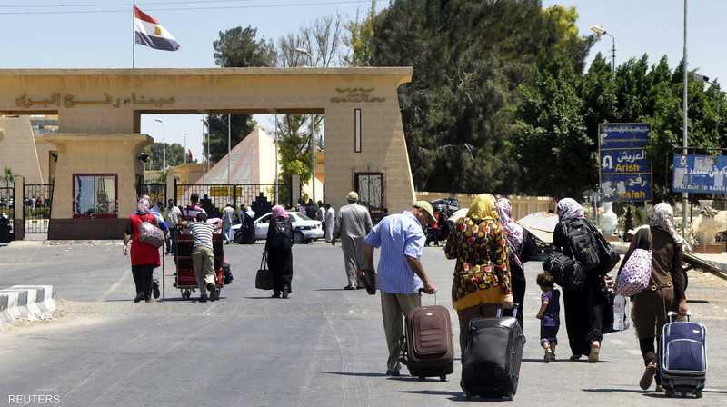 مصر تمهد منطقة على حدود غزة يمكن استخدامها لإيواء لاجئين فلسطينيين