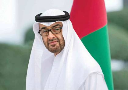 رئيس الامارات يرفض تهجير الشعب الفلسطيني من أرضه