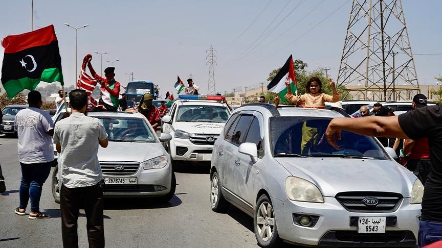 قافلة الصمود المغاربية لكسر حصار غزة تتجه إلى مصراتة